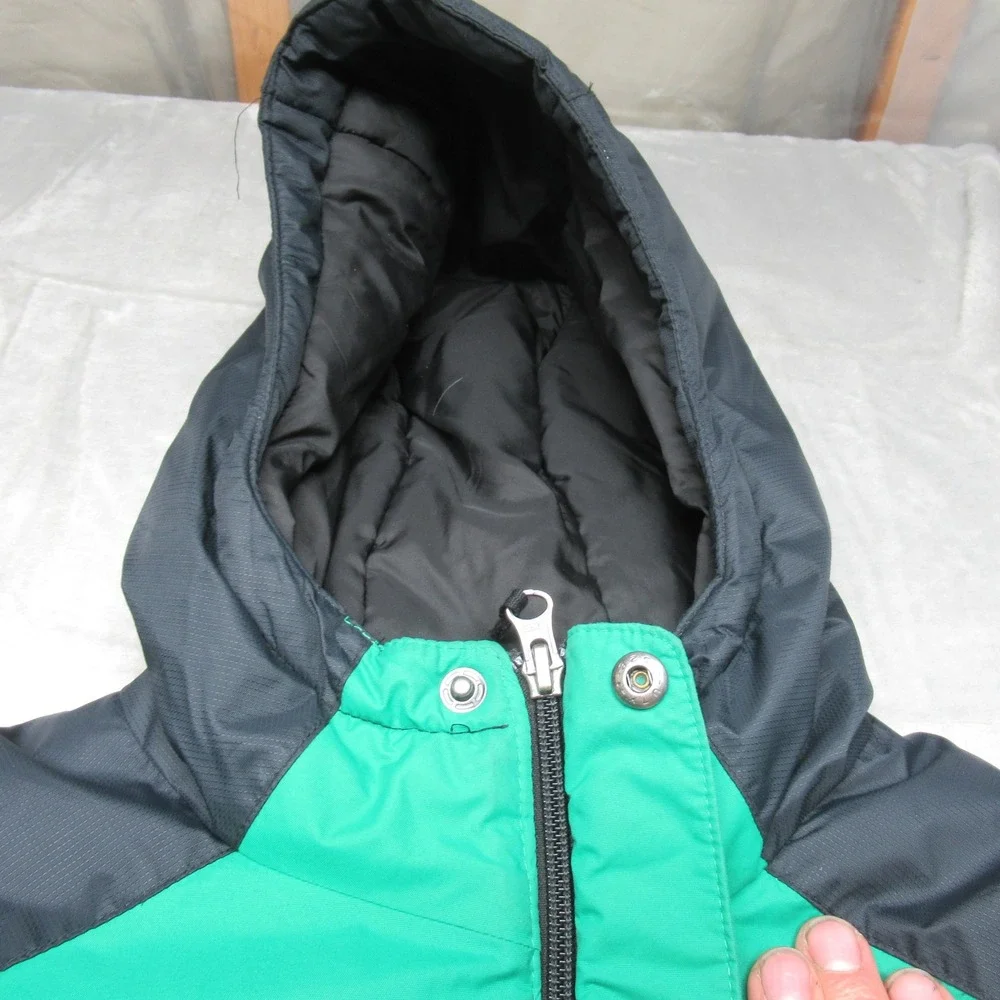 Columbia Lightning‎ Lift Jacket Boys Small 8 Green Waterproof Insulated Winter